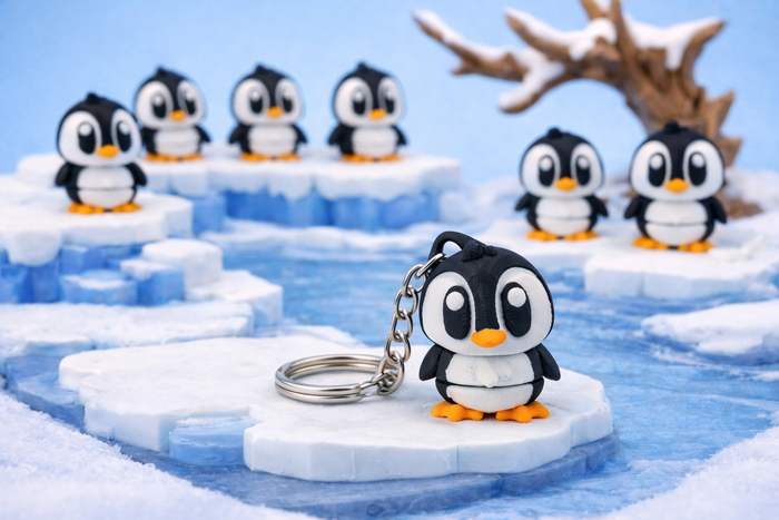 Pinguin Schlüsselanhänger